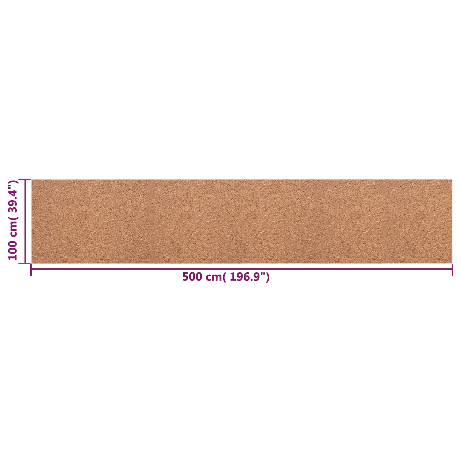 Korkrolle Braun 200 x 50 x 0,2 cm Kork