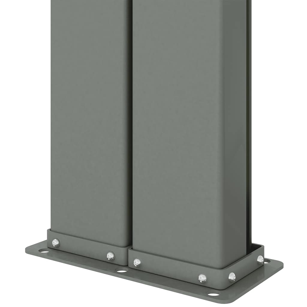 Ausziehbare Seitenmarkise 160×600 cm Braun