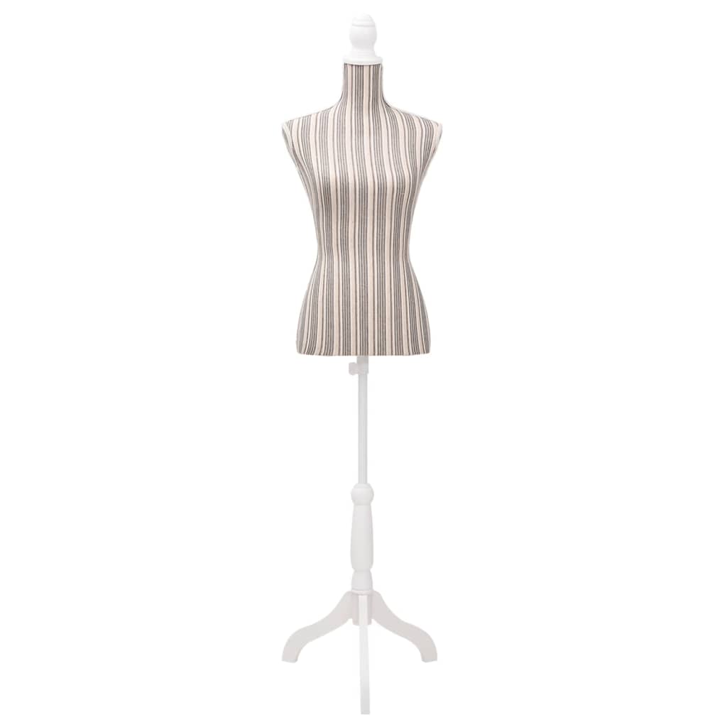 Damenbüste Schneiderpuppe Büste Torso Angezogen Mannequin Schwarz