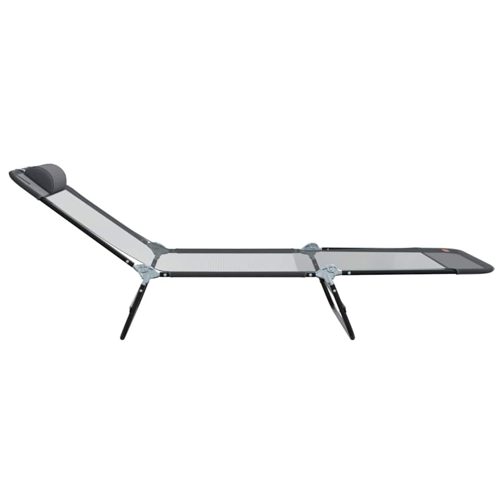 Klappbare Sonnenliege Creme 182 x 55 x 85,5 cm Textilene