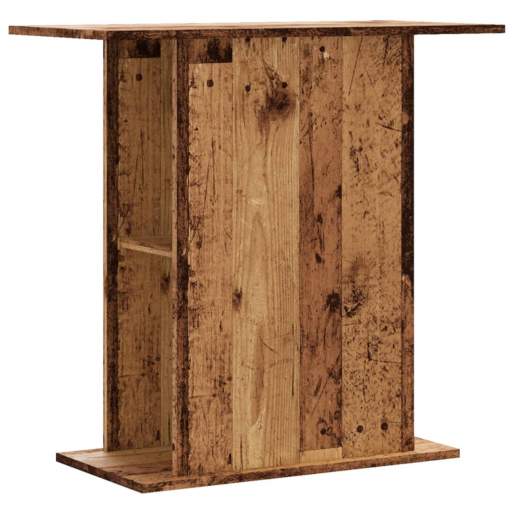 Aquariumständer Weiß 60,5x36x72,5 cm Holzwerkstoff