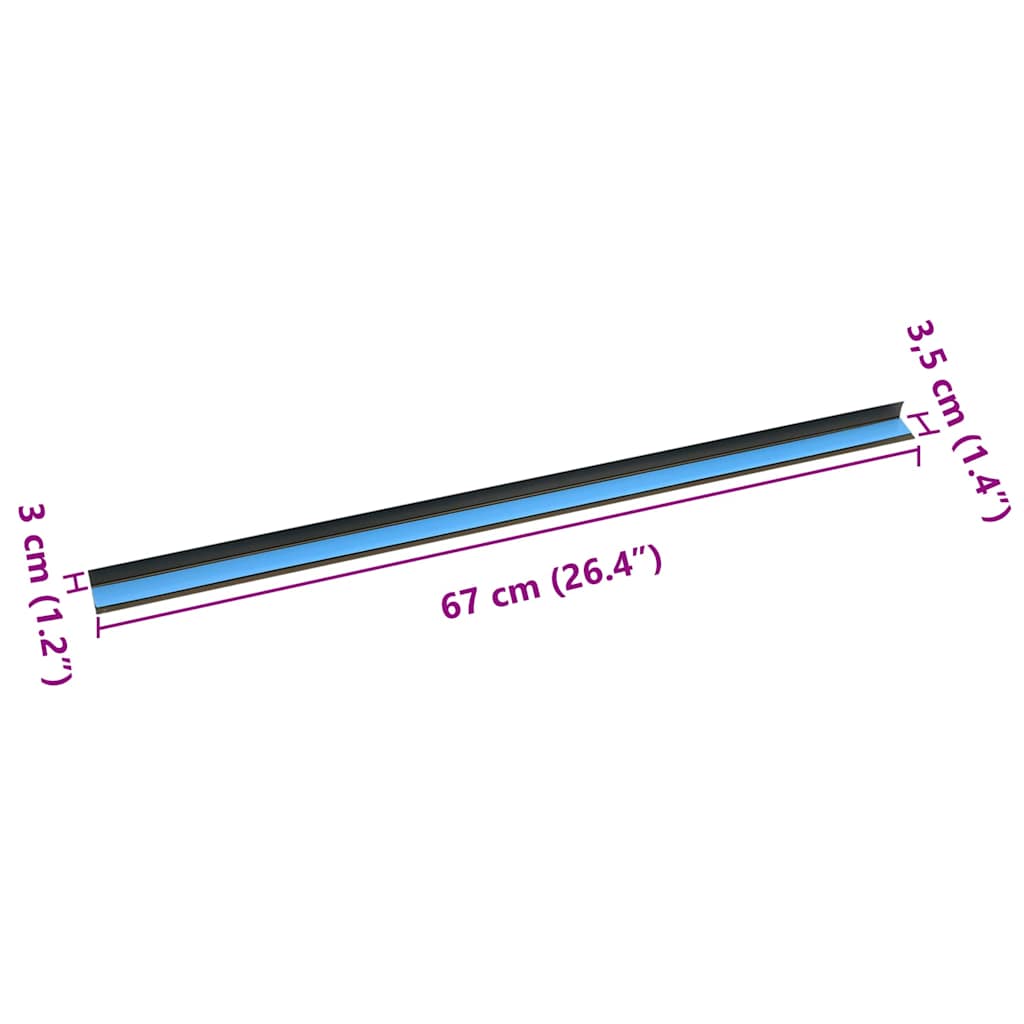 Treppenkantenprofile in L-Form 15 Stk. Aluminium 90 cm Silbern