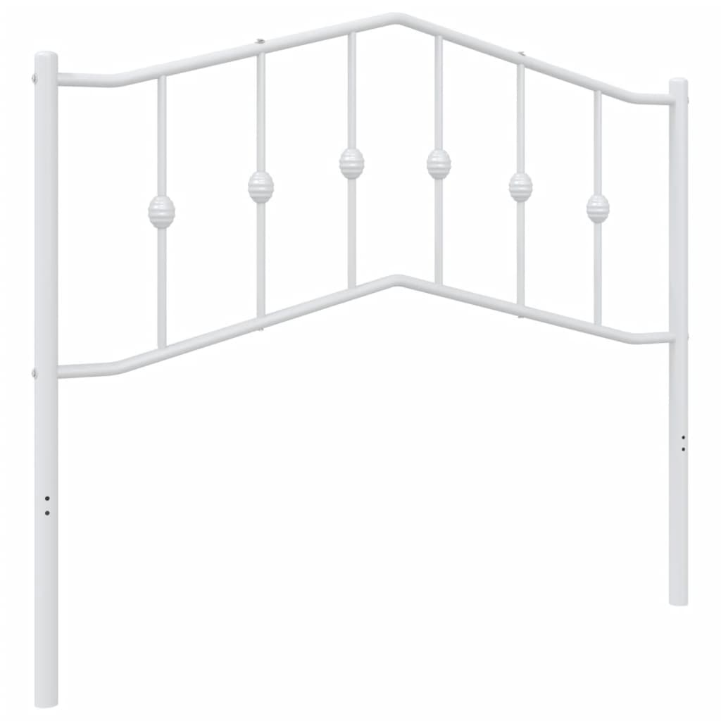Ersatz-Kopfteil Metall Schwarz 90 cm
