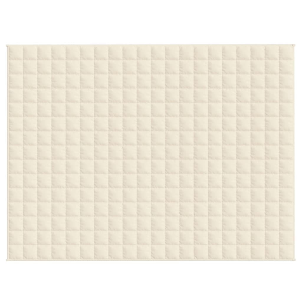 Gewichtsdecke Grau 122x183 cm 5 kg Stoff