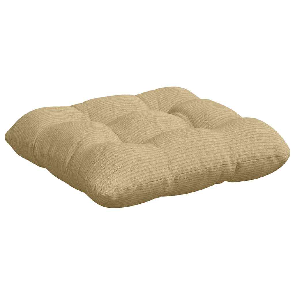 Sitzkissen 4 pcs Hellgrau 40 x 40 cm Cordstoff