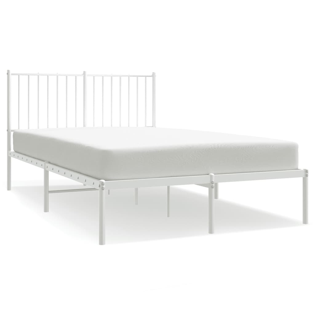 Bettgestell Metall Schwarz 75x190 cm