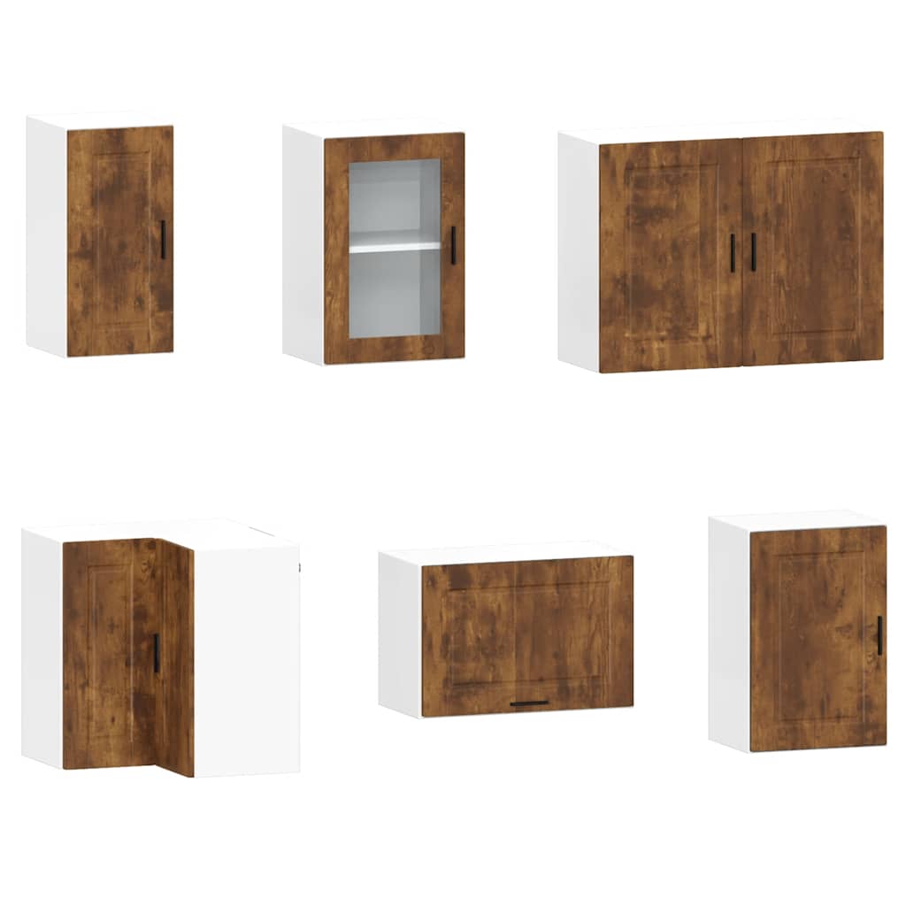 11-tlg. Küchenschrank-Set Porto Weiß Holzwerkstoff