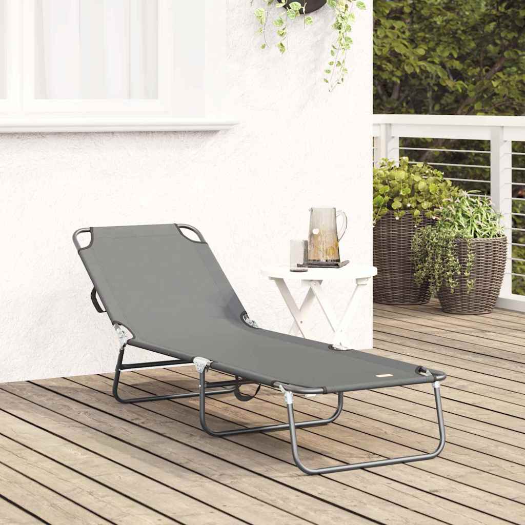 Klappbare Sonnenliege Blau 188 x 57 x 86,5 cm Polyester