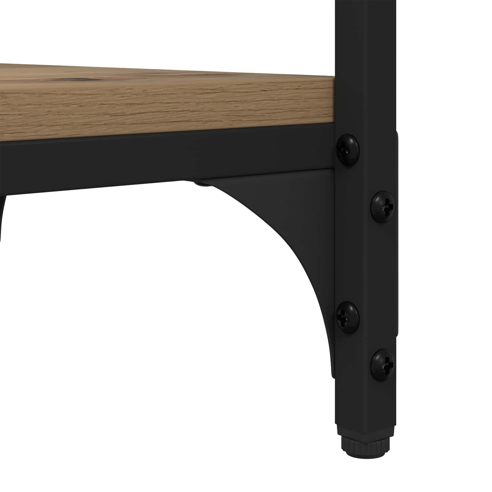 Beistelltisch Schwarz 40x30x75 cm Holzwerkstoff