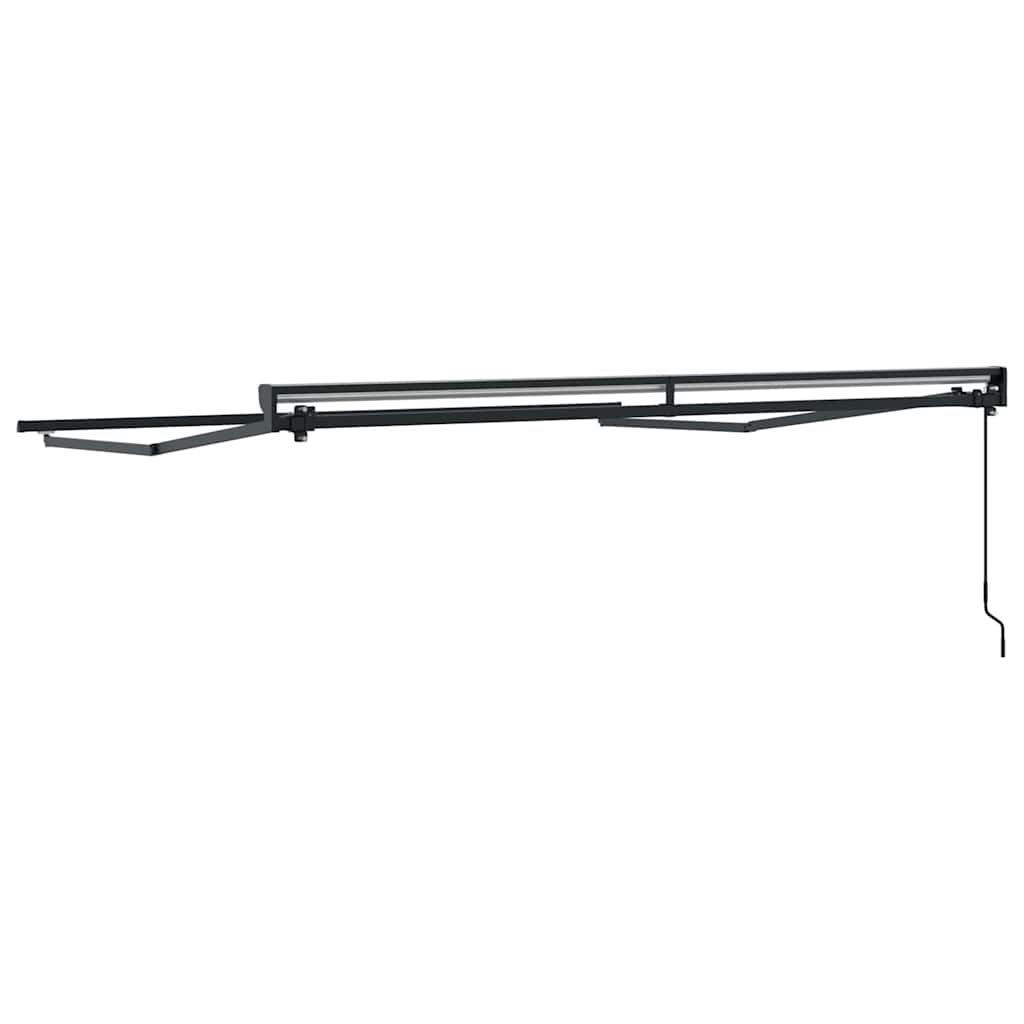 Markisenrahmen Verstellbar Weiß 2,5 x 2 m Stahl