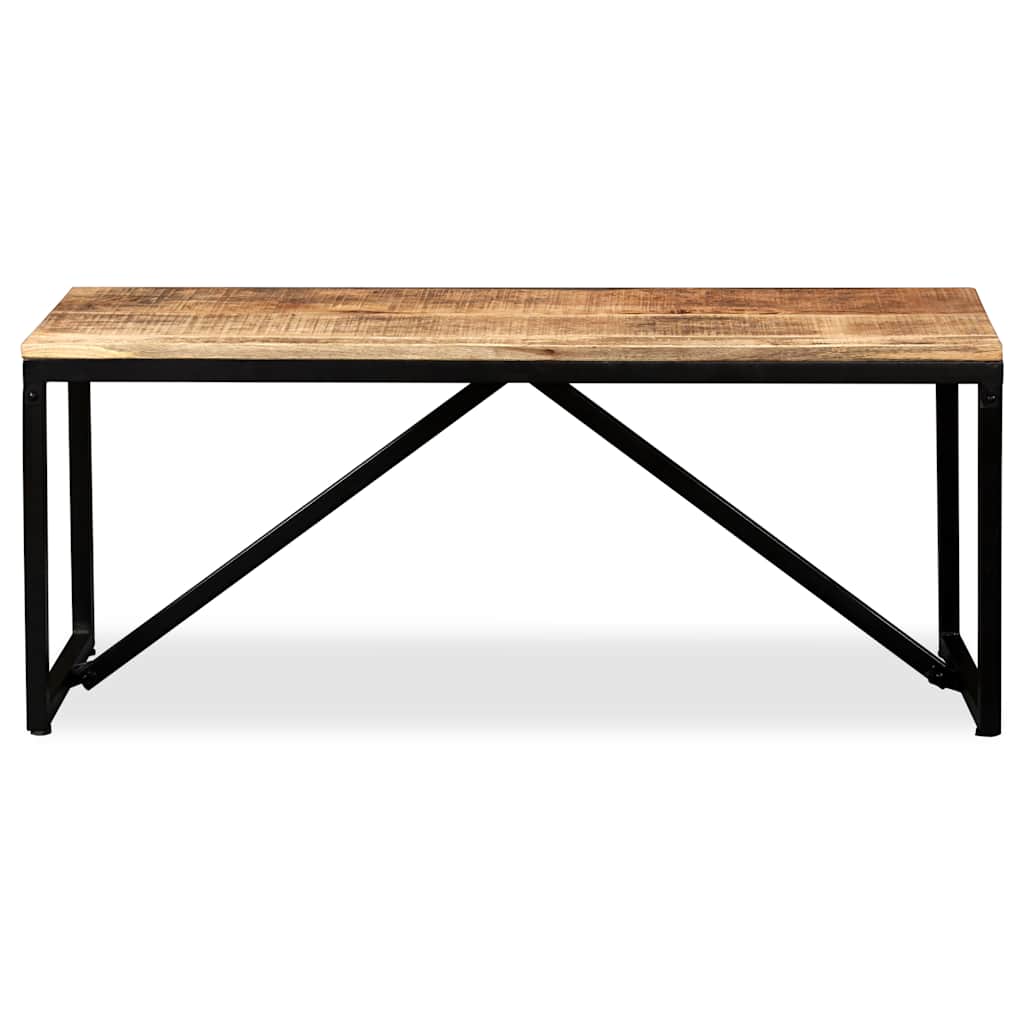 Sitzbank Massivholz 110x35x45 cm