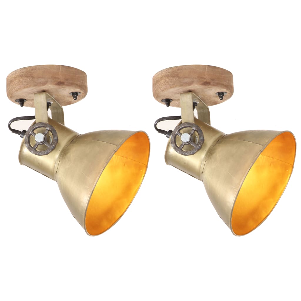 Wandlampe Industriestil Silbern 45x25 cm E27