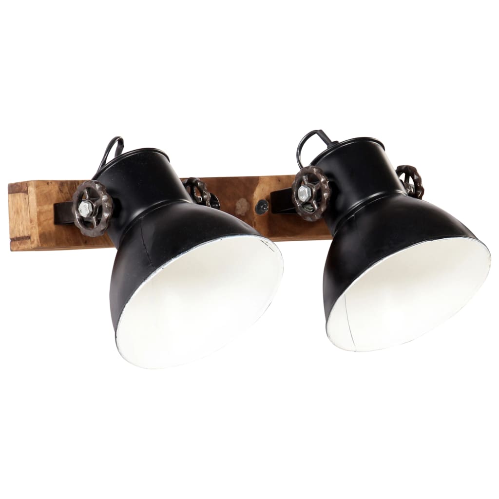 Wandlampe Industriestil Silbern 45x25 cm E27