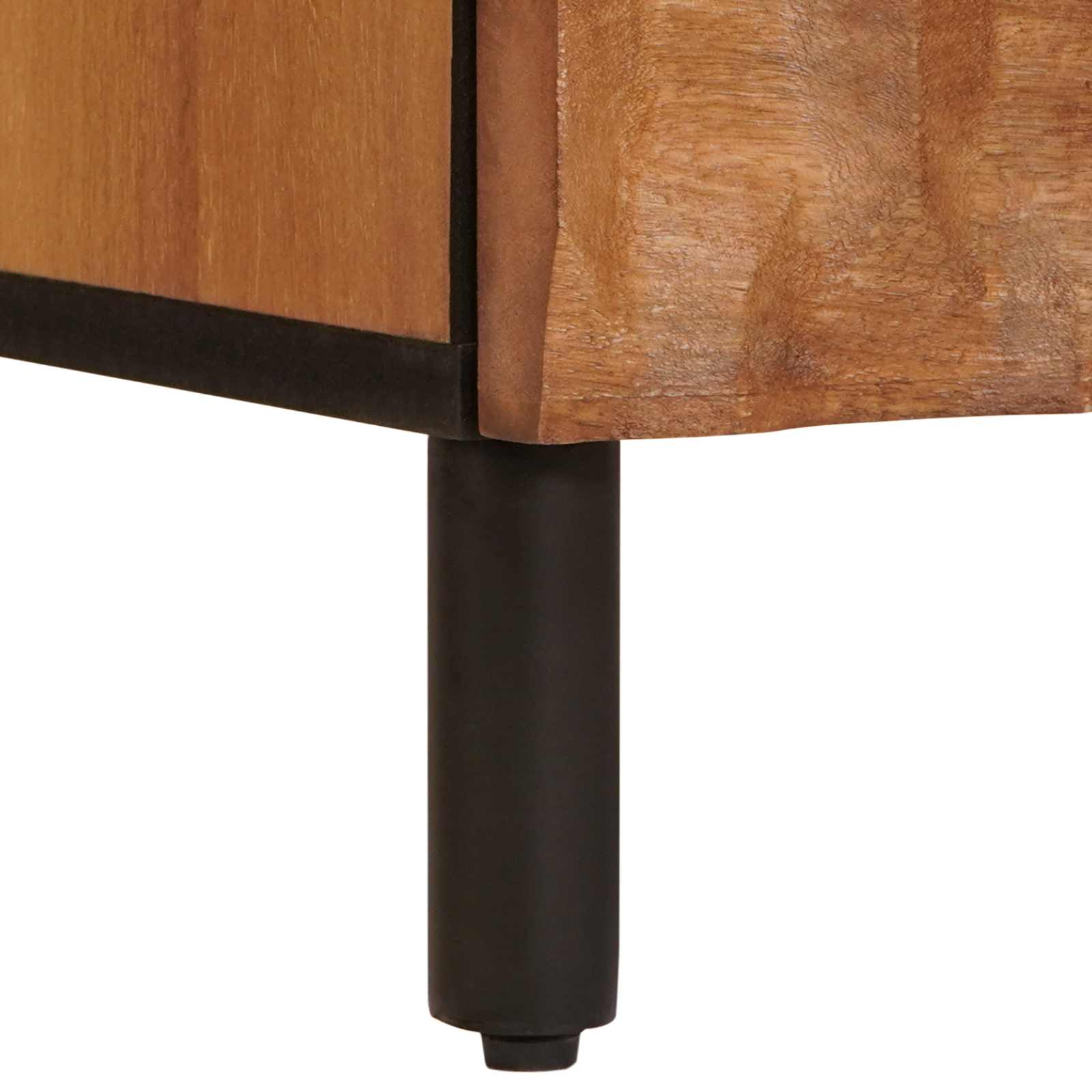 Highboard mit Tür Weiße gewaschene Oberfläche 40 x 33 x 110 cm