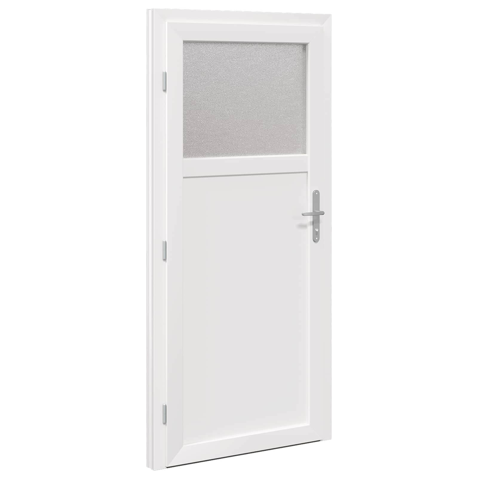 Seiteneingangstür Anthrazit 98 x 198 cm PVC