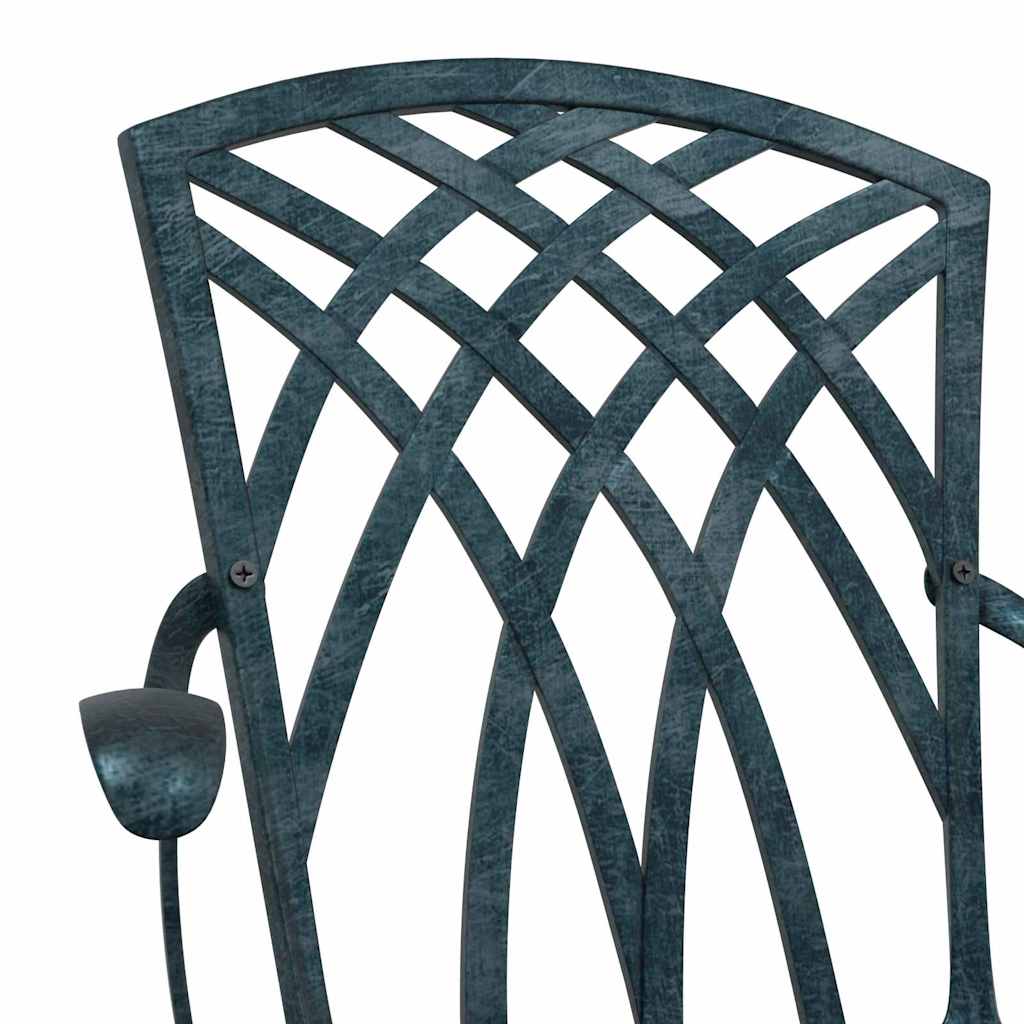 Gartenstuhl 2 pcs Bronze 53 x 51 x 88,5 cm Aluminium
