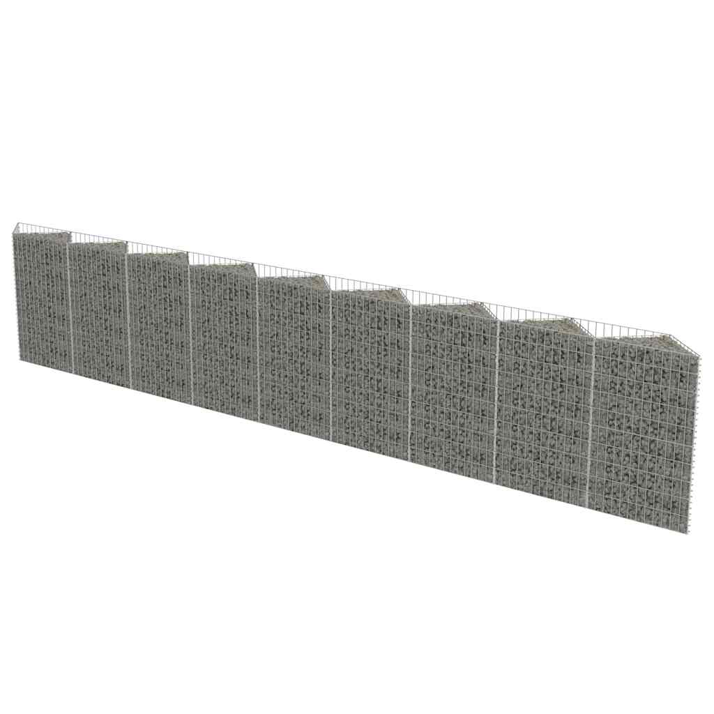 Gabionenwand Verzinkter Stahl 450×30×100 cm