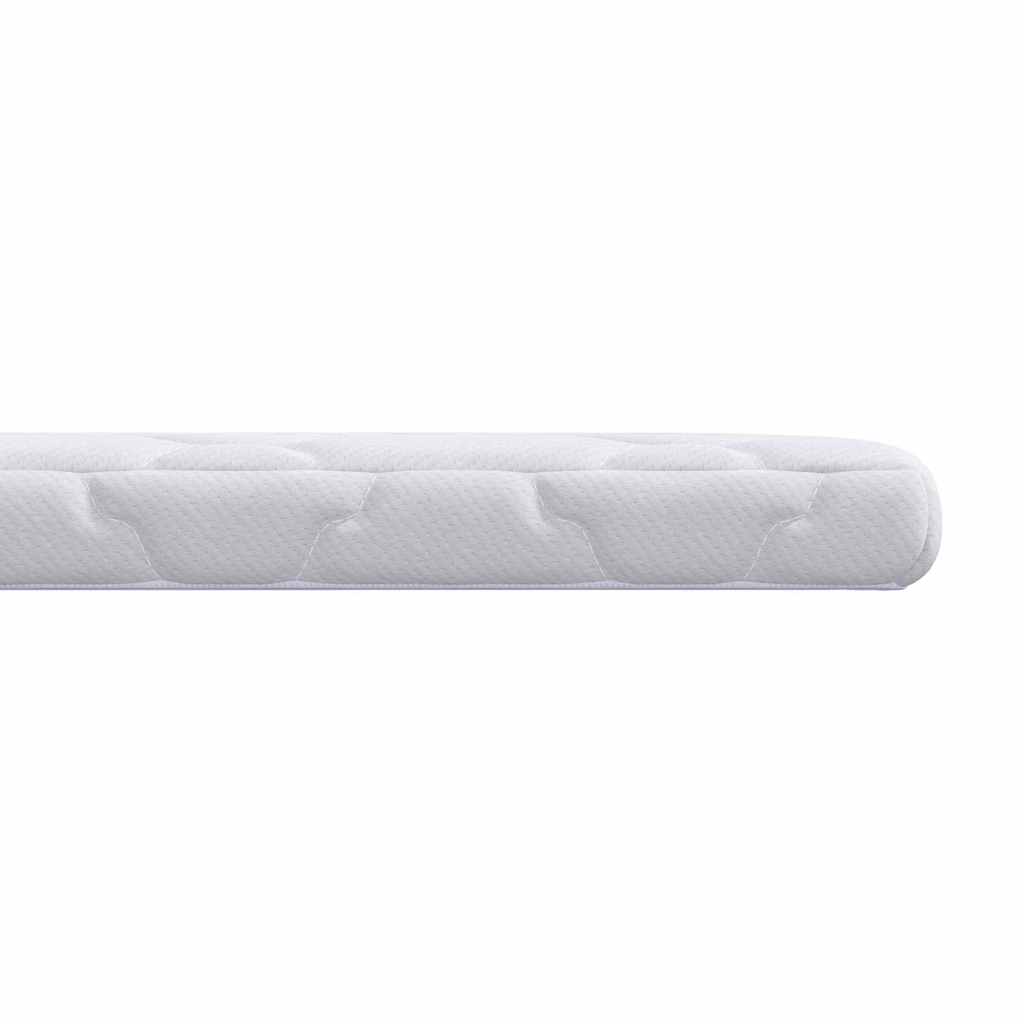 Kokosnuss Topper Weiß 70 x 200 cm Jacquard-Stoff