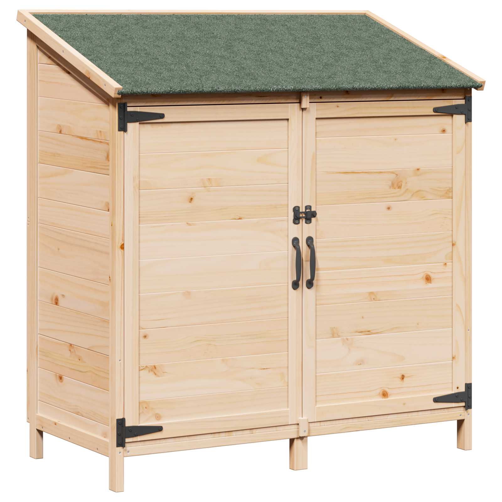 Gartenschuppen Natur 59 x 56 x 113,5 cm Massivholz aus Fichte
