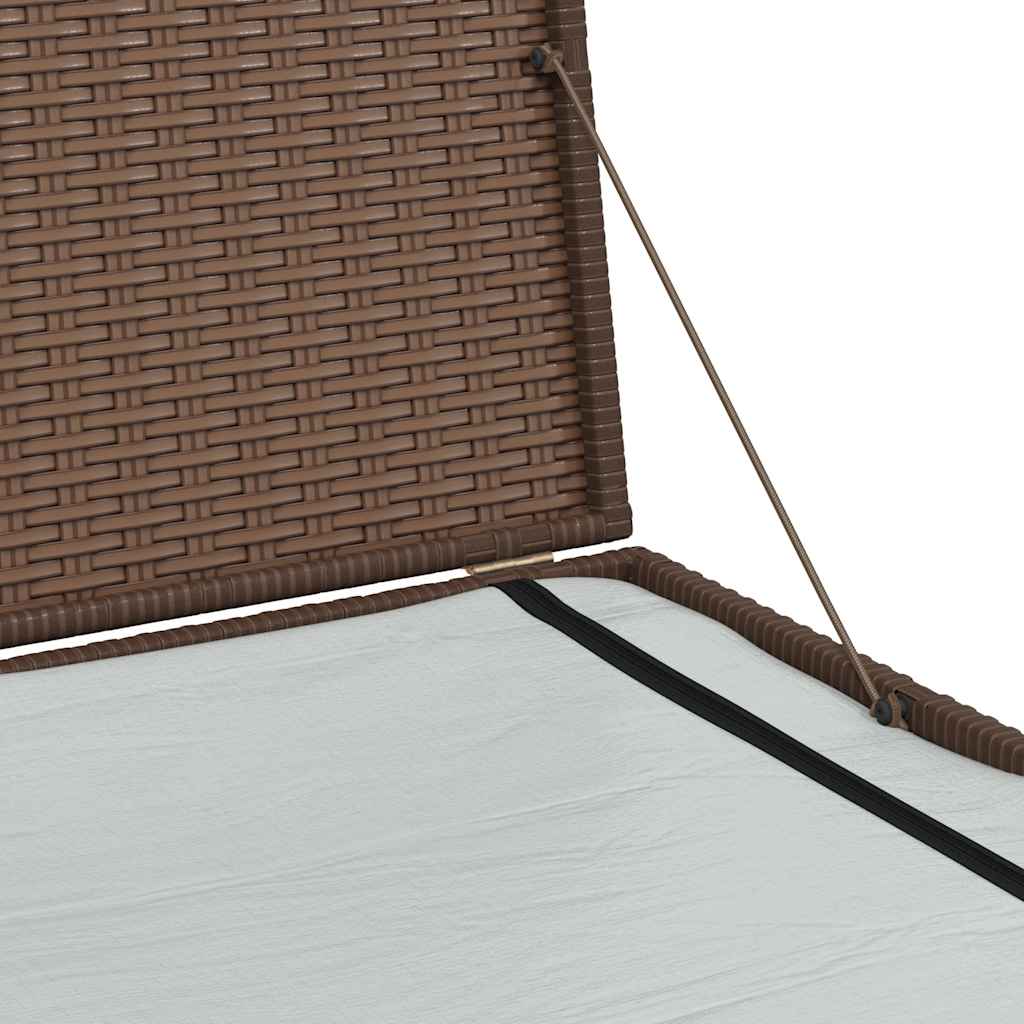 Garden-Auflagenbox Schwarz 150x100x100 cm Poly Rattan
