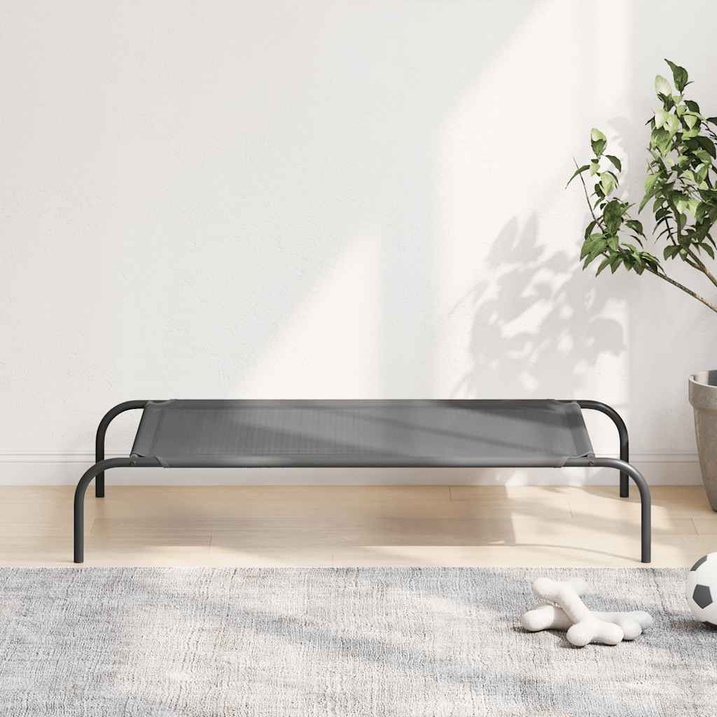 Erhöhtes Hundebett Schwarz S Textilene