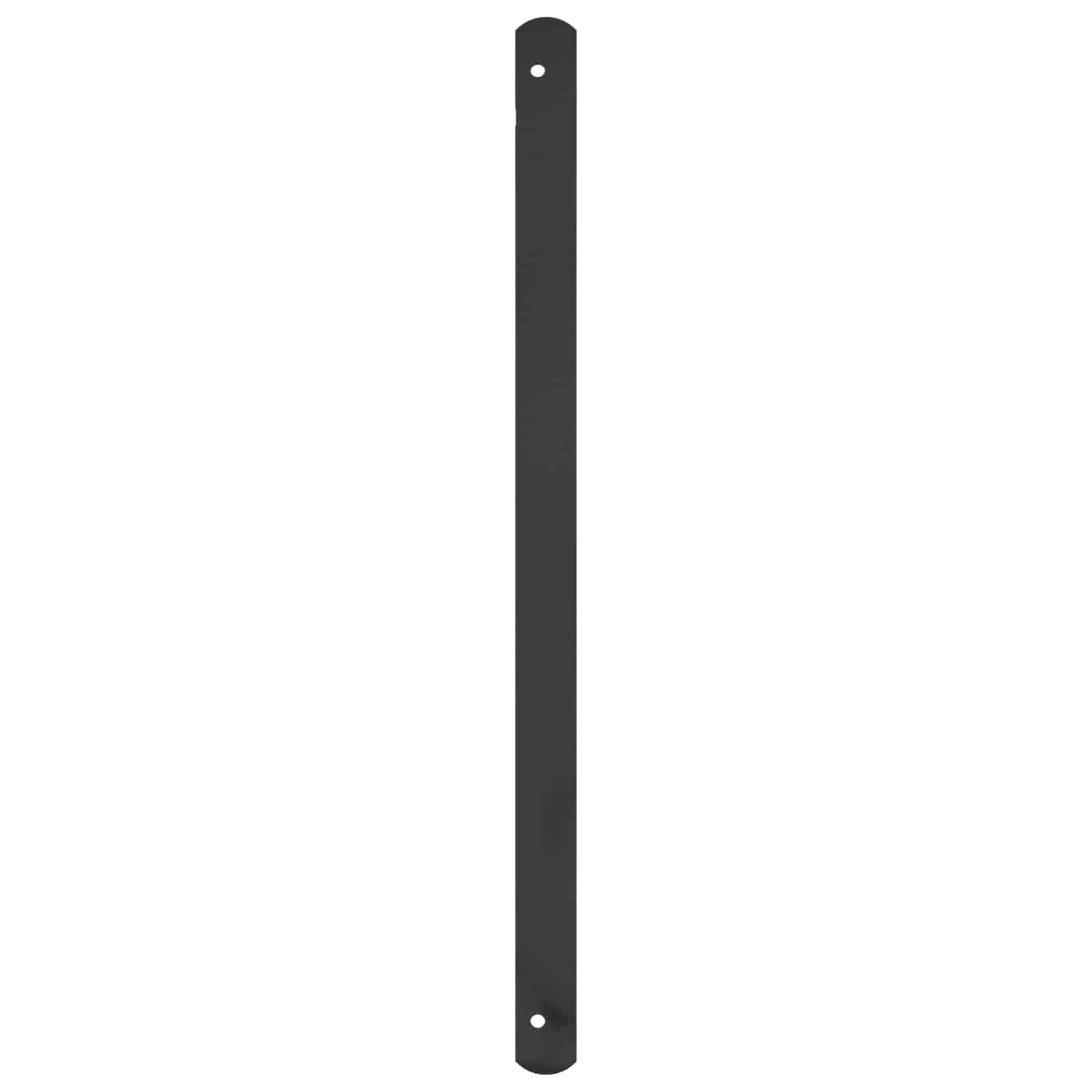 Fenstergitter 76 x 30 cm Pulverbeschichteter Stahl Schwarz