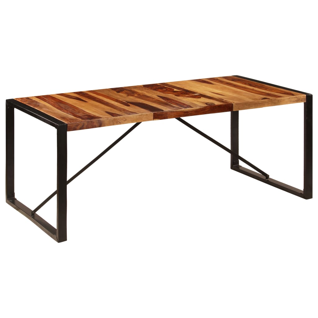 Esstisch 220x100x75 cm Massivholz Akazie