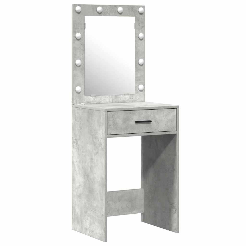 Schminktisch mit Tür 2 pcs Weiß 50 x 41 x 135 cm Holzwerkstoff