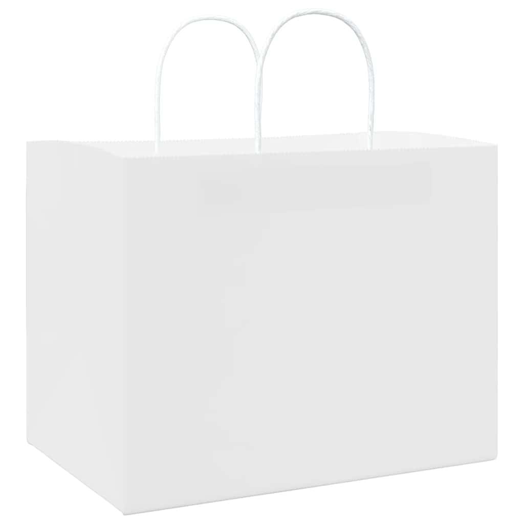 Papiertragetaschen 50 Stk. mit Henkeln Braun 21x11x36 cm