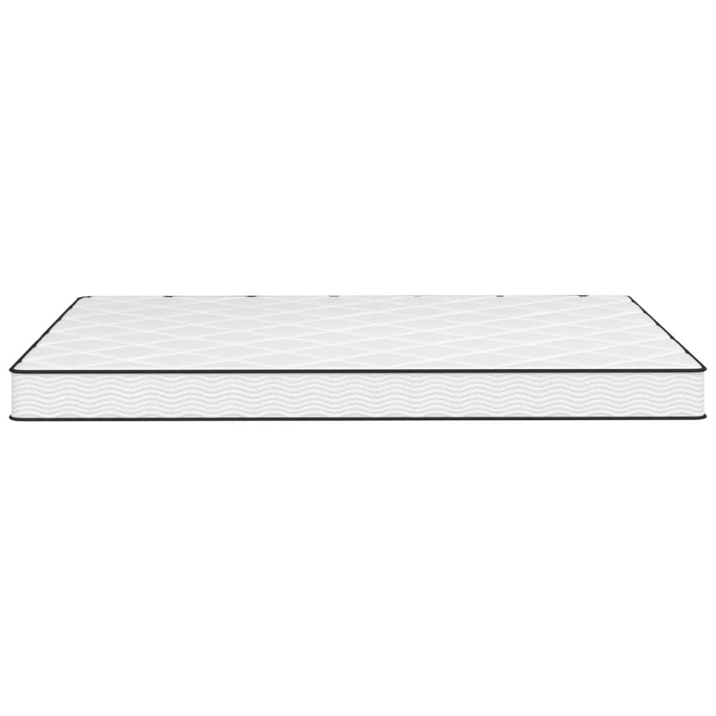 Schaumstoffmatratze für Kind Mittelweich 80 x 160 cm 16 cm Weiß