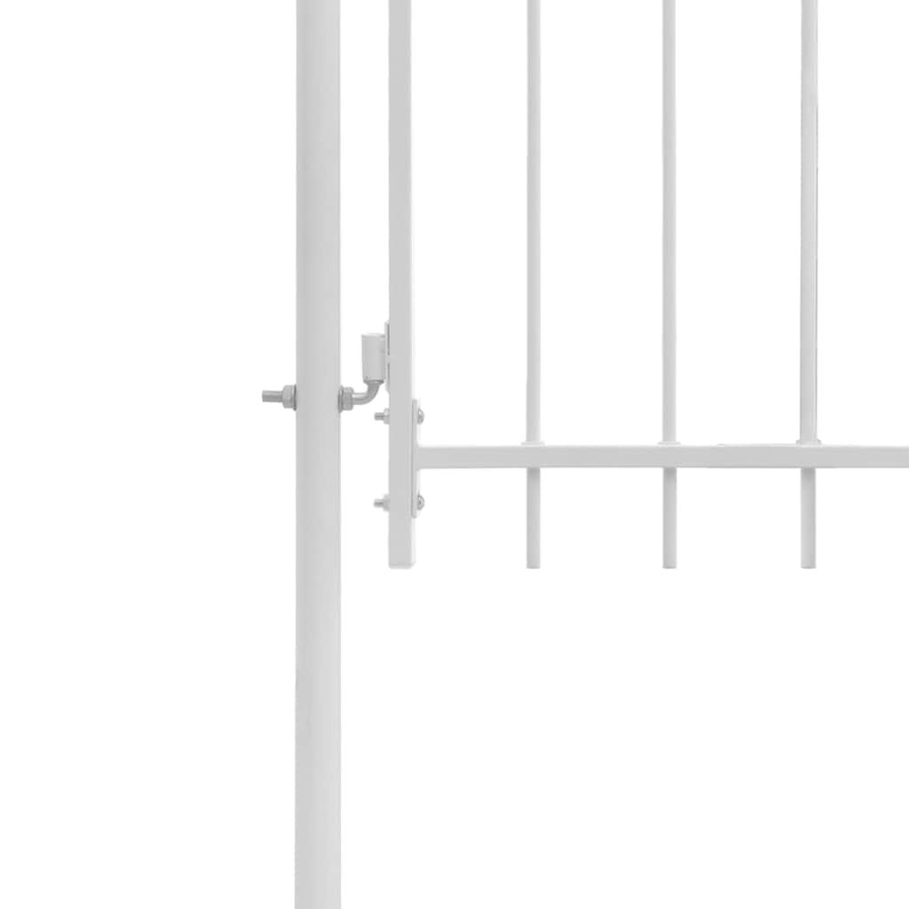 Gartentor Woerden Stahl 1x1 m Schwarz