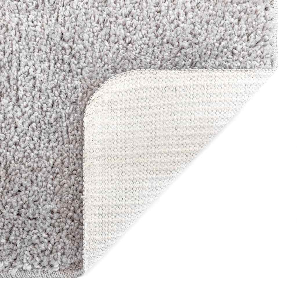 Anti-Rutsch Shaggy Teppich Dunkelgrau 200 x 200 cm PP