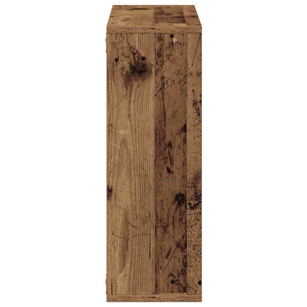Wandregale Weiß 104x20x58,5 cm Holzwerkstoff