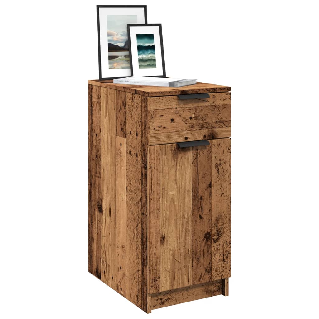 Büroschrank Weiß 33,5x50x75 cm Holzwerkstoff