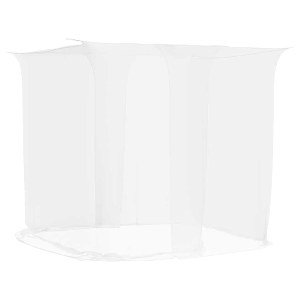 Moskitonetz zum Aufhängen 156 Mesh Weiß 220x100x150 cm
