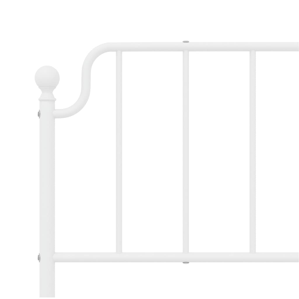 Ersatz-Kopfteil Metall Schwarz 135 cm
