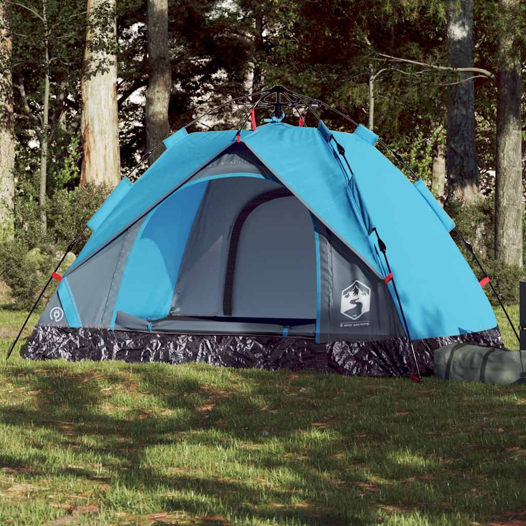 Kuppel-Campingzelt 2 Personen Grün Quick Release