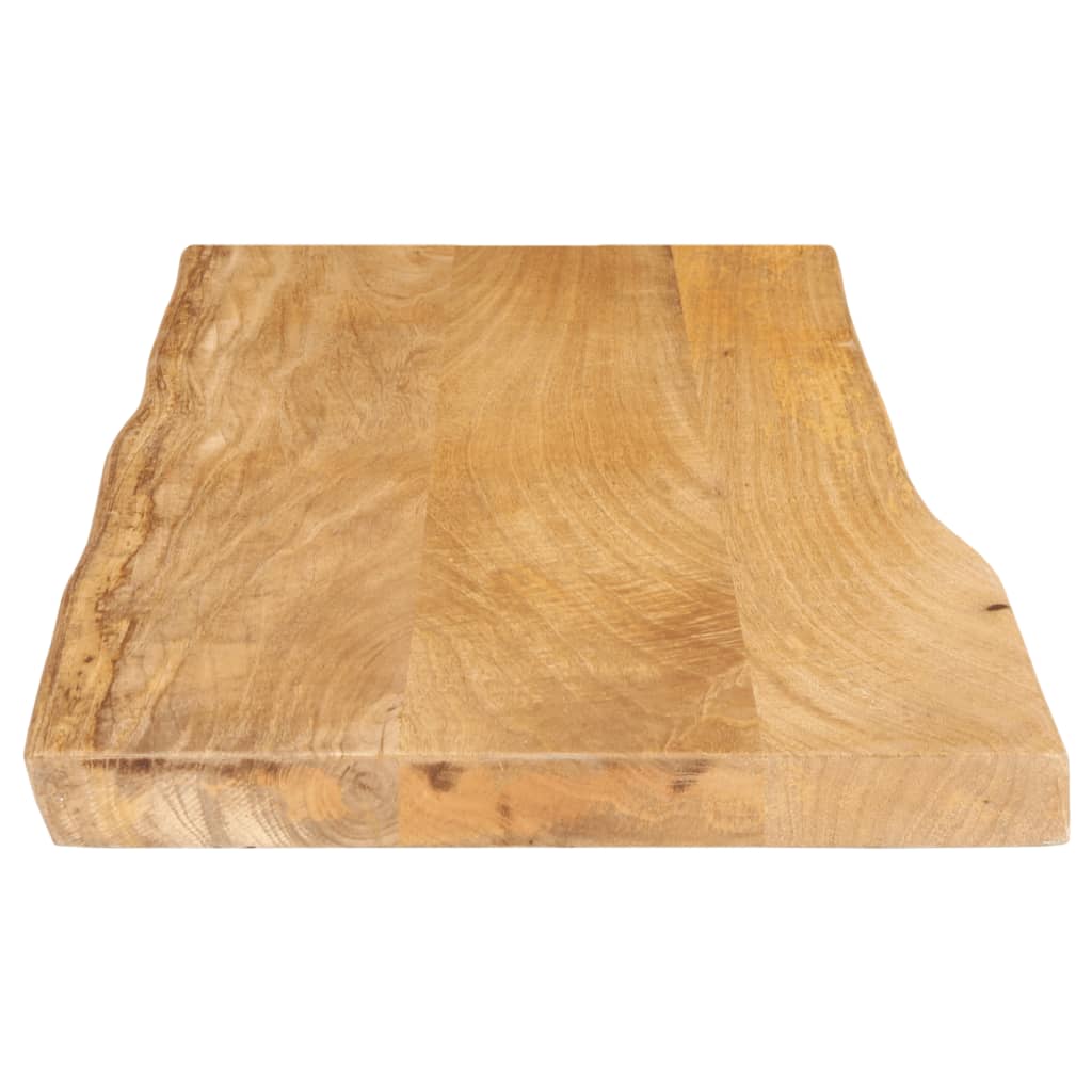 Tischplatte 40x40x2,5 cm Rechteckig Massivholz Akazie Baumkante