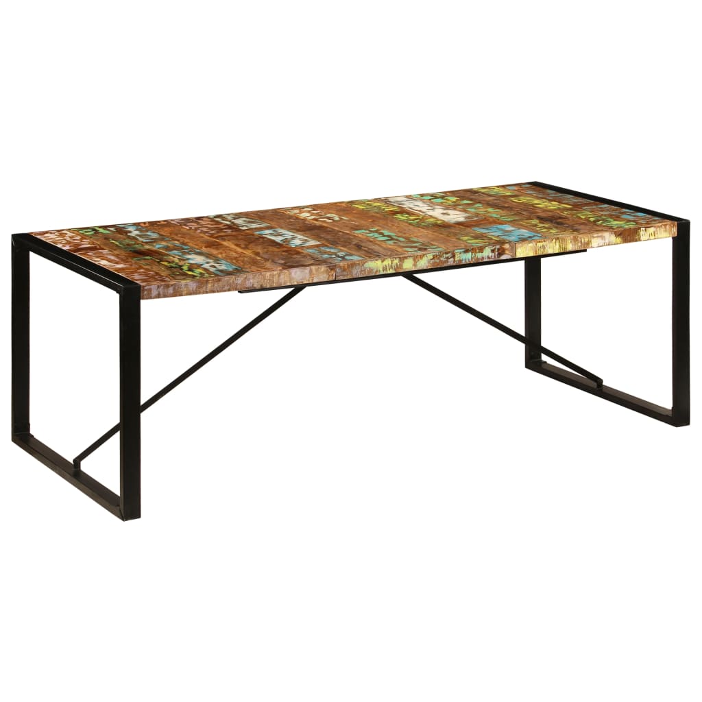 Esstisch 220x100x75 cm Massivholz Akazie