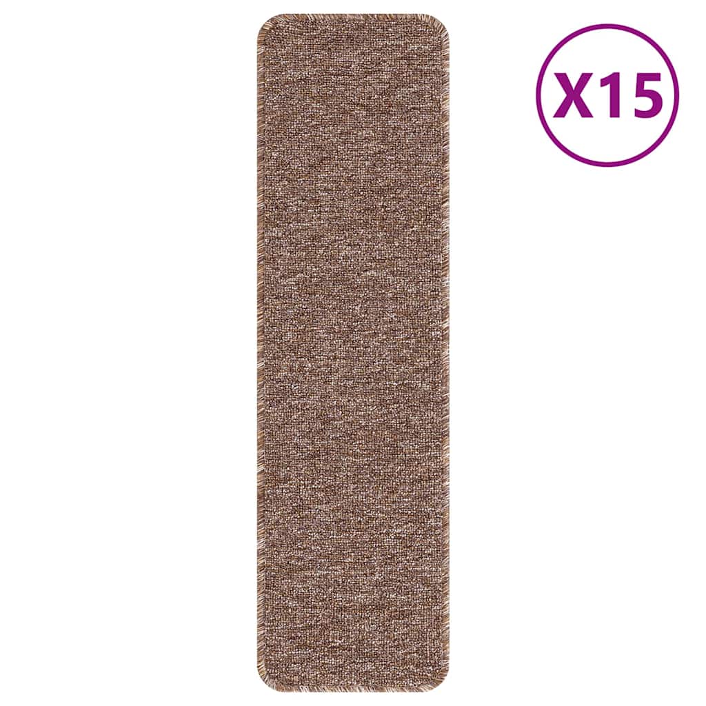 Antirutsch Stufenmatten 15 Stk. 60x25 cm Anthrazit Rechteckig