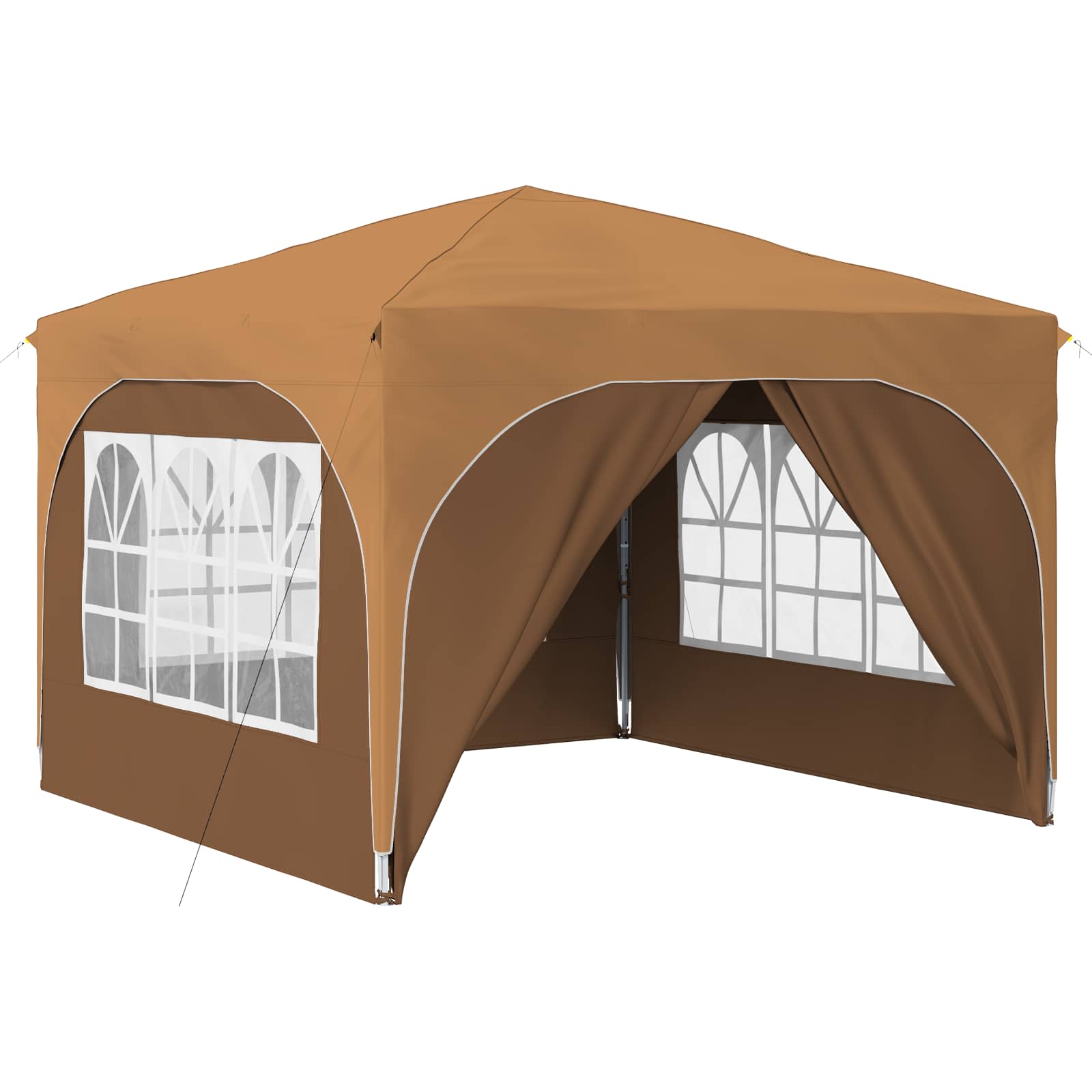 Pop-up Partyzelt 290 x 290 x 245 cm Creme