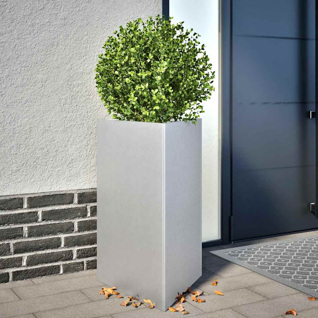 Pflanzkübel 30x26x75 cm Cortenstahl