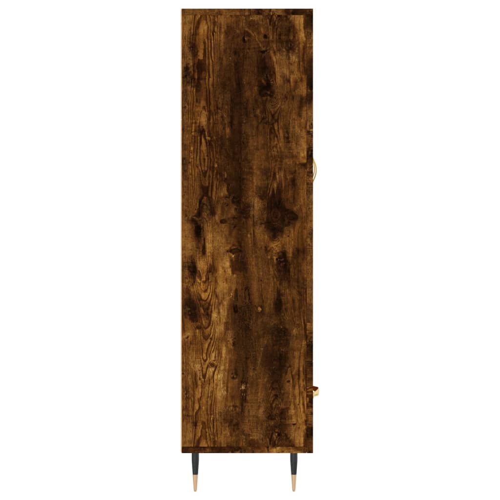 Highboard Betongrau 69,5x31x115 cm Holzwerkstoff