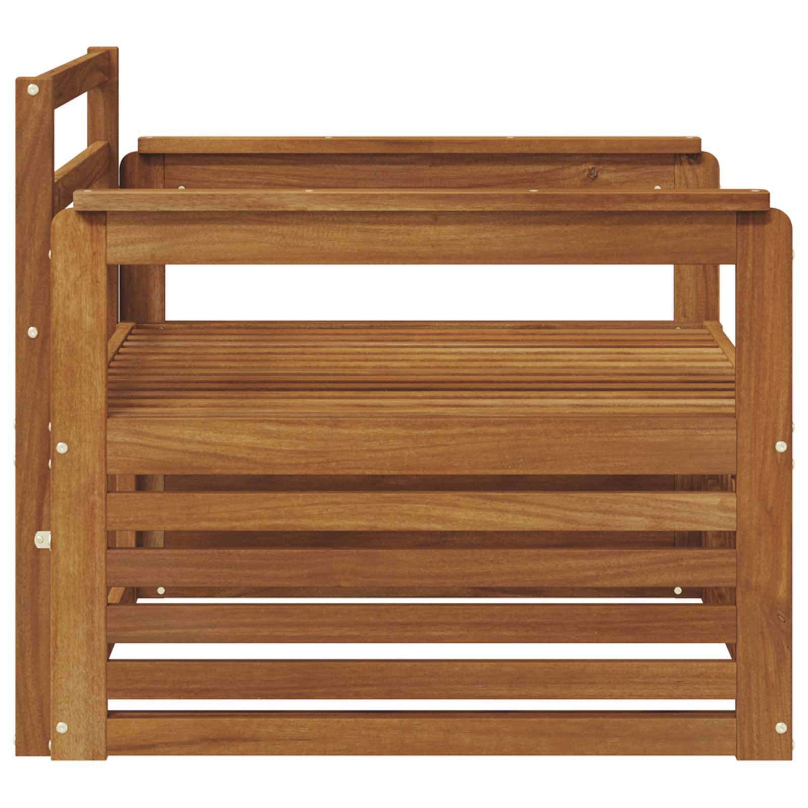 2 Stück Outdoor-Sofa Natur