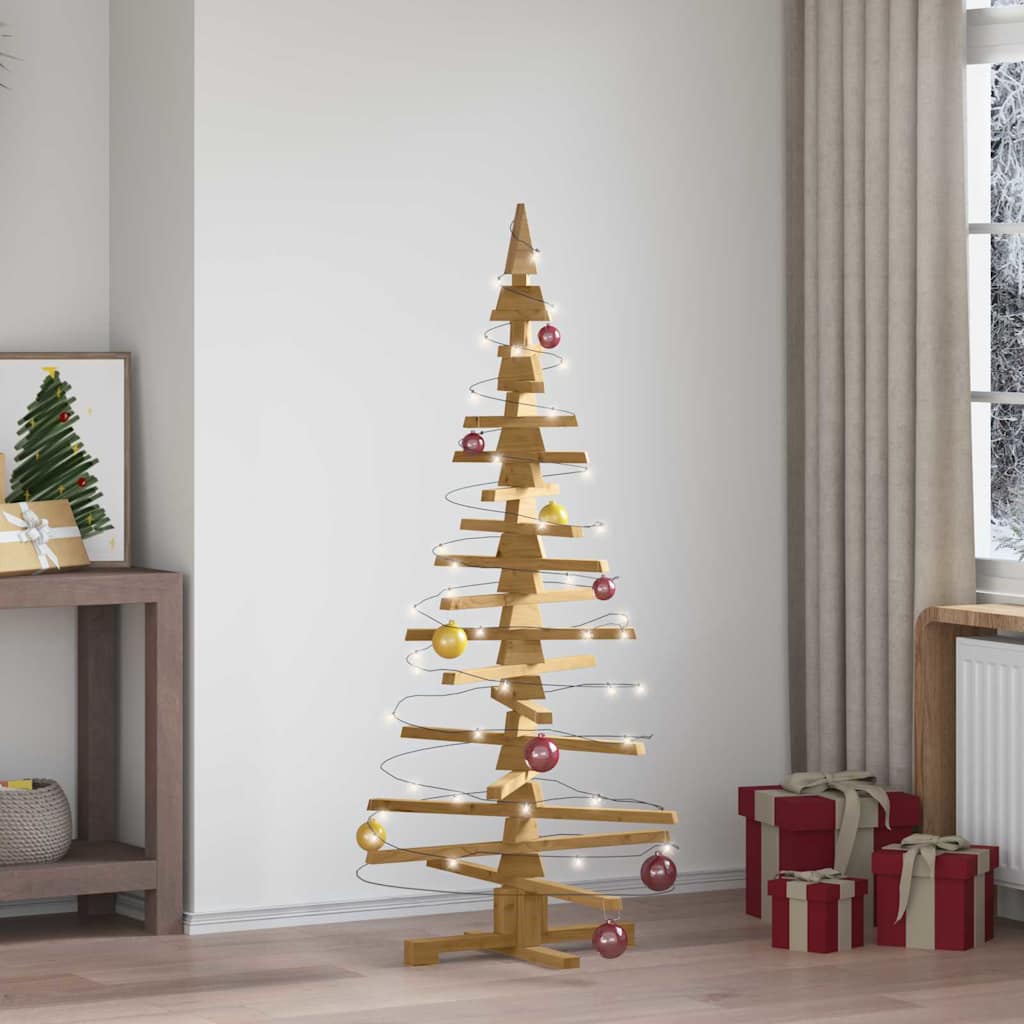 Weihnachtsbaum Holz zum Schmücken 60 cm Massivholz Kiefer