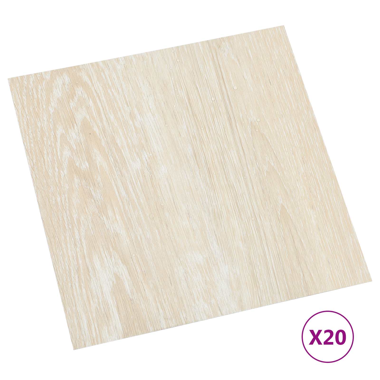 Selbstklebende Bodenplanken 30,5 x 30,5 cm 20 pcs PVC Betongrau