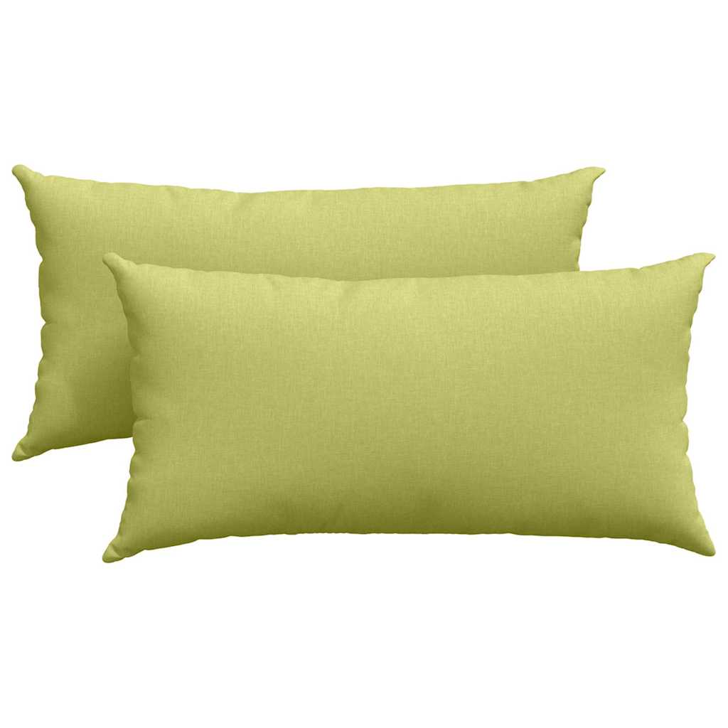 Sofakissen 2 pcs Hellgrau 50 x 30 cm Stoff