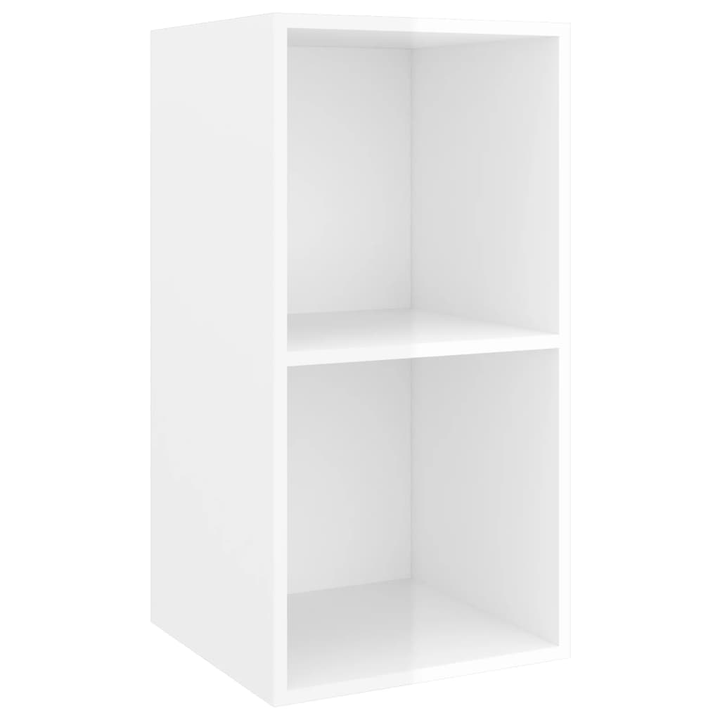 4-tlg. TV-Schrank-Set Weiß Holzwerkstoff