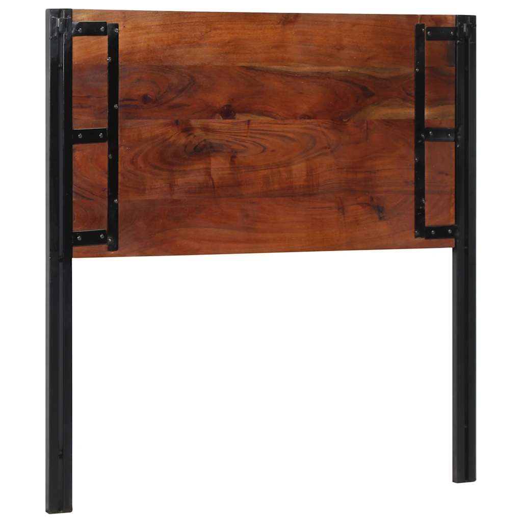 Kopfteil 100 cm Massivholz Mango und Eisen