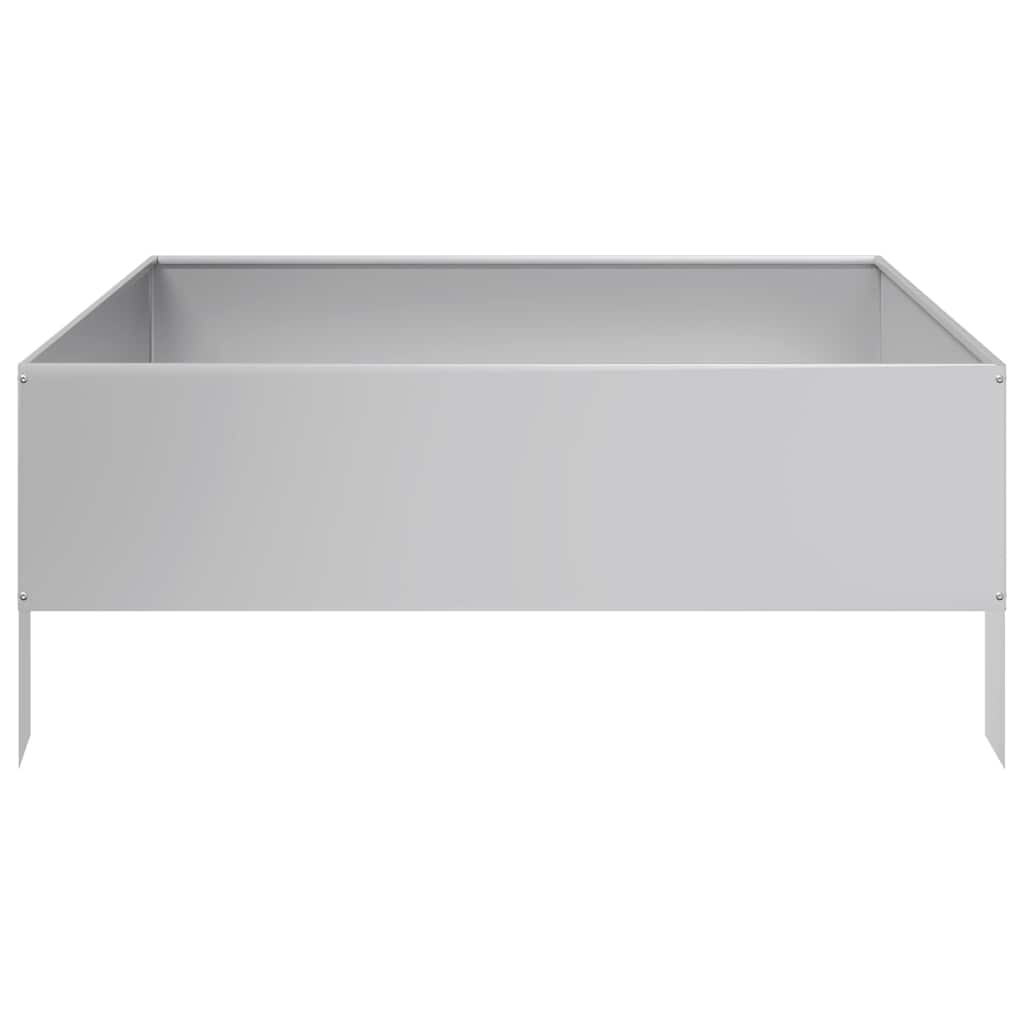 Hochbeet 100x100x18,5 cm Cortenstahl